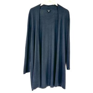 Talbots open cardigan in a cotton blend, lightweight knit, longer length